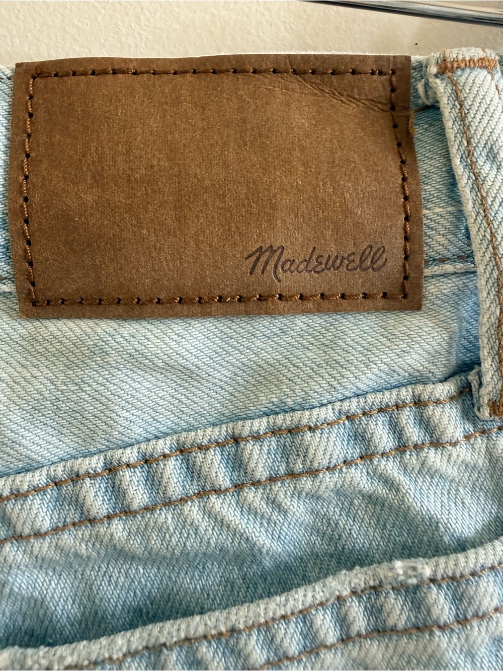 Madewell NWT Maternity Side-Panel Slouchy Boyjean Ripped Edition Size 26 - Picture 8 of 16